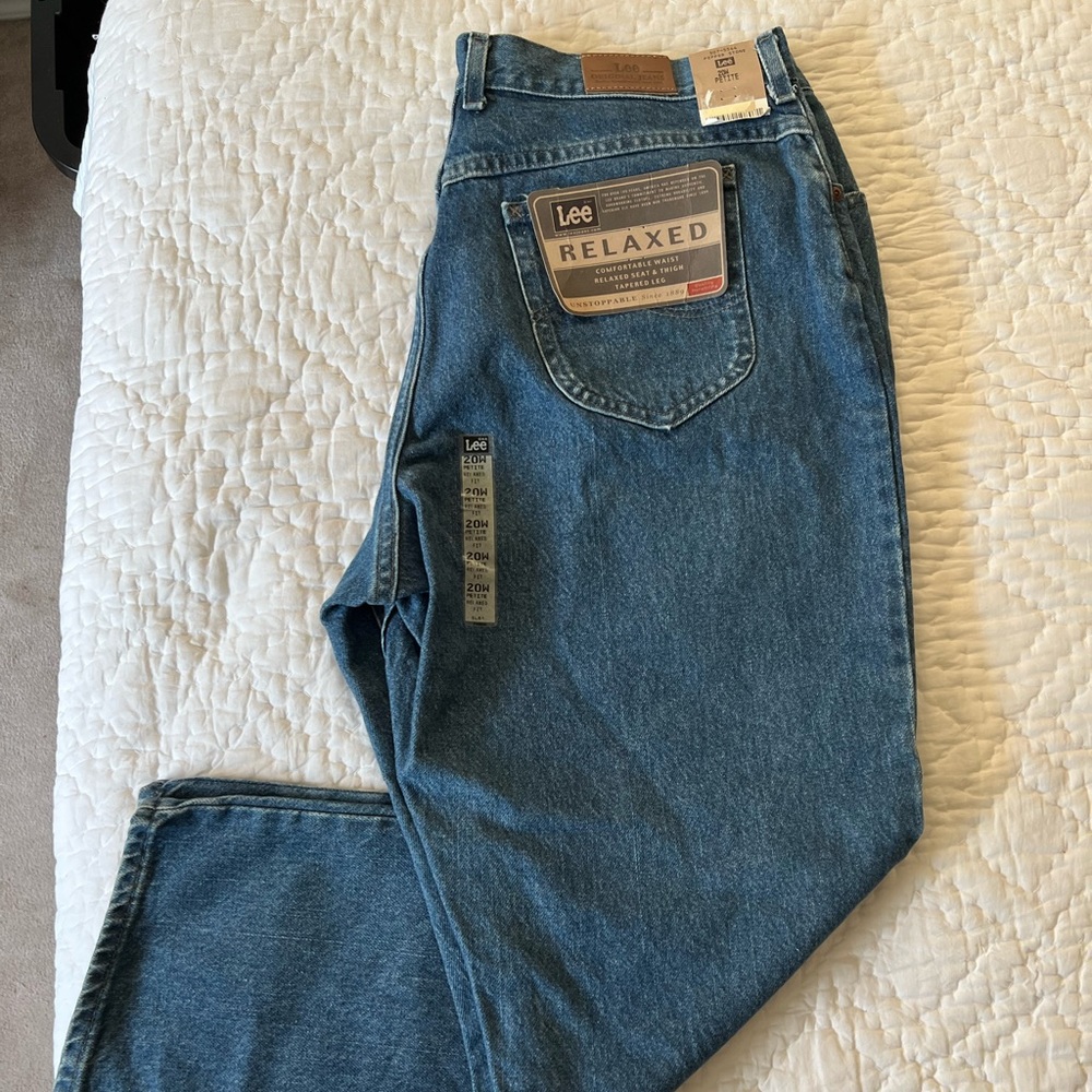NWT Lee’s Original denim blue jeans 20WP